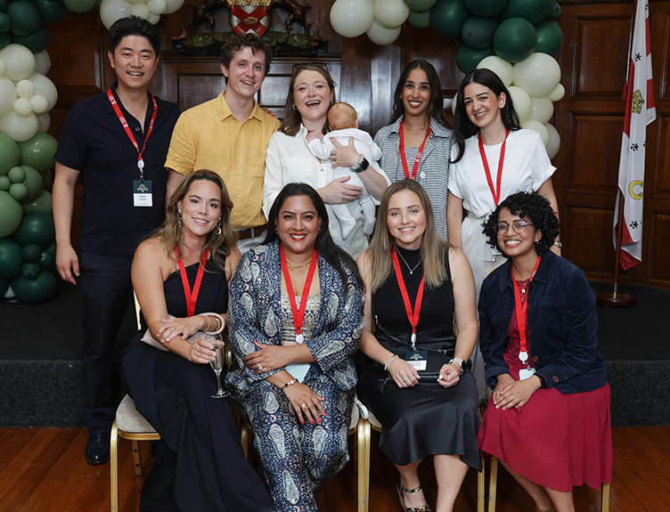 Members of the Medicine Class of 2015 pictured at the 2025 Alumni Gathering
