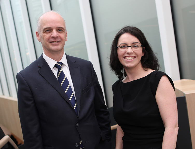 James O'Donnell and Michelle Lavin pictured at the iPath launch