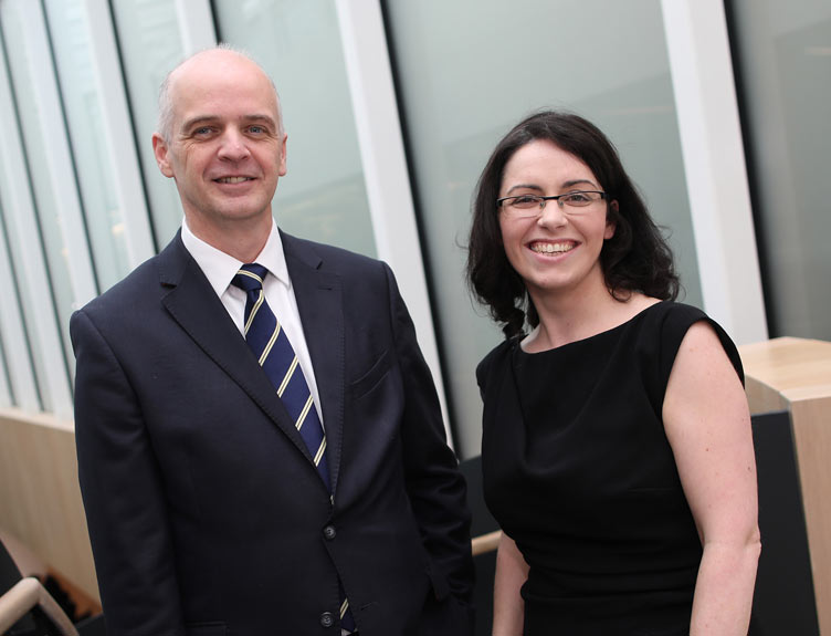 James O'Donnell and Michelle Lavin pictured at the iPath launch James O'Donnell and Michelle Lavin pictured at the iPath launch