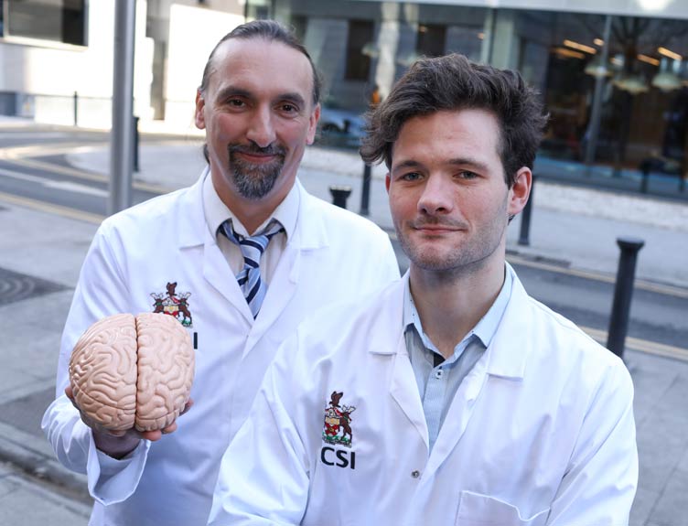 Dr Tobias Engel, Lecturer in Physiology, RCSI and Principal Investigator with Aidan Kenny, PhD student at the Department of Physiology and Medical Physics Dr Tobias Engel, Lecturer in Physiology, RCSI and Principal Investigator with Aidan Kenny, PhD student at the Department of Physiology and Medical Physics