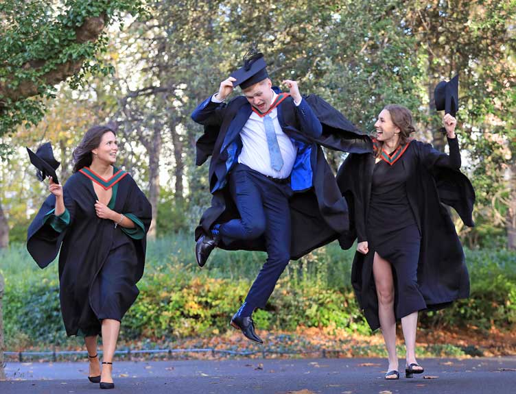RCSI graduates jump for joy