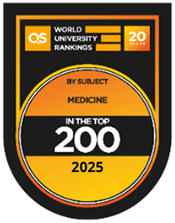 QS Rankings for Medicine medal logo