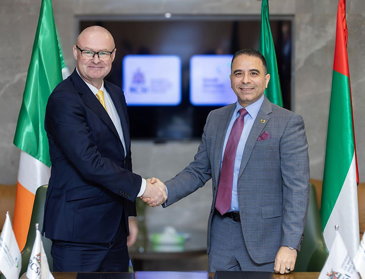 Justin Ralph, Chief Technology Officer, RCSI and Dr Ahmed Eissa, CEO of Saudi German Health